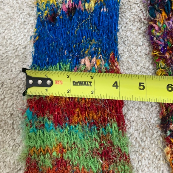 Funky Vintage Hippie Mudd Hat Handmade Crochet Scarf Set Unique Artsy - Adult - Picture 10 of 10